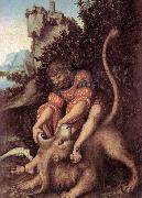 CRANACH, Lucas the Elder Samson's Fight with the Lion